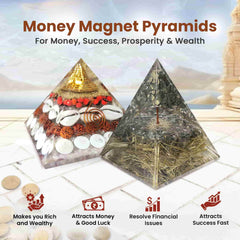 Original Money Magnet Crystal Pyramids
