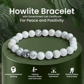 Original Howlite Bracelet with Certificate