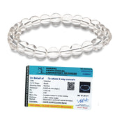 Original Clear Quartz Bracelet with Certificate