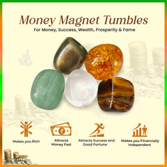 Original Money Magnet Crystal Tumbles