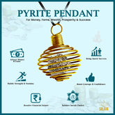 Original Pyrite Pendant for Women and Men