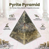 Original Pyrite Crystal Pyramid - 3.5 Inch