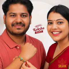 Crystal Rakhi for Success and Good Luck with Certificate