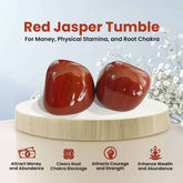Original Red Jasper Crystal Tumble