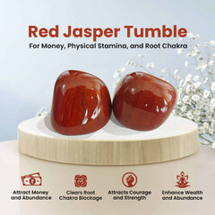 Original Red Jasper Crystal Tumble