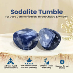 Original Sodalite Crystal Tumbles