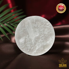 Pyrite Evil Eye Bracelet with Selenite Plate