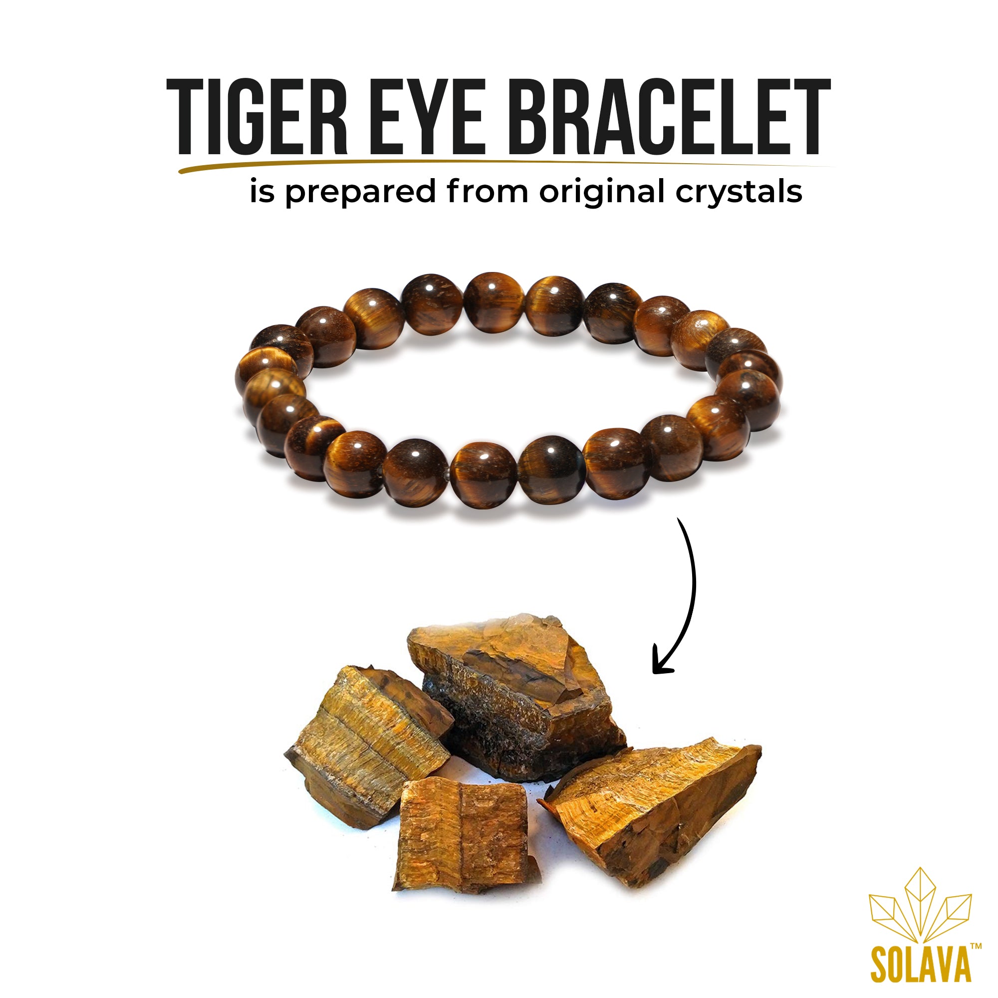 Original Tiger Eye Bracelet with Certificate