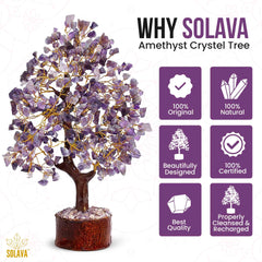 Original Amethyst Tree - Certified Amethyst Crystal Tree