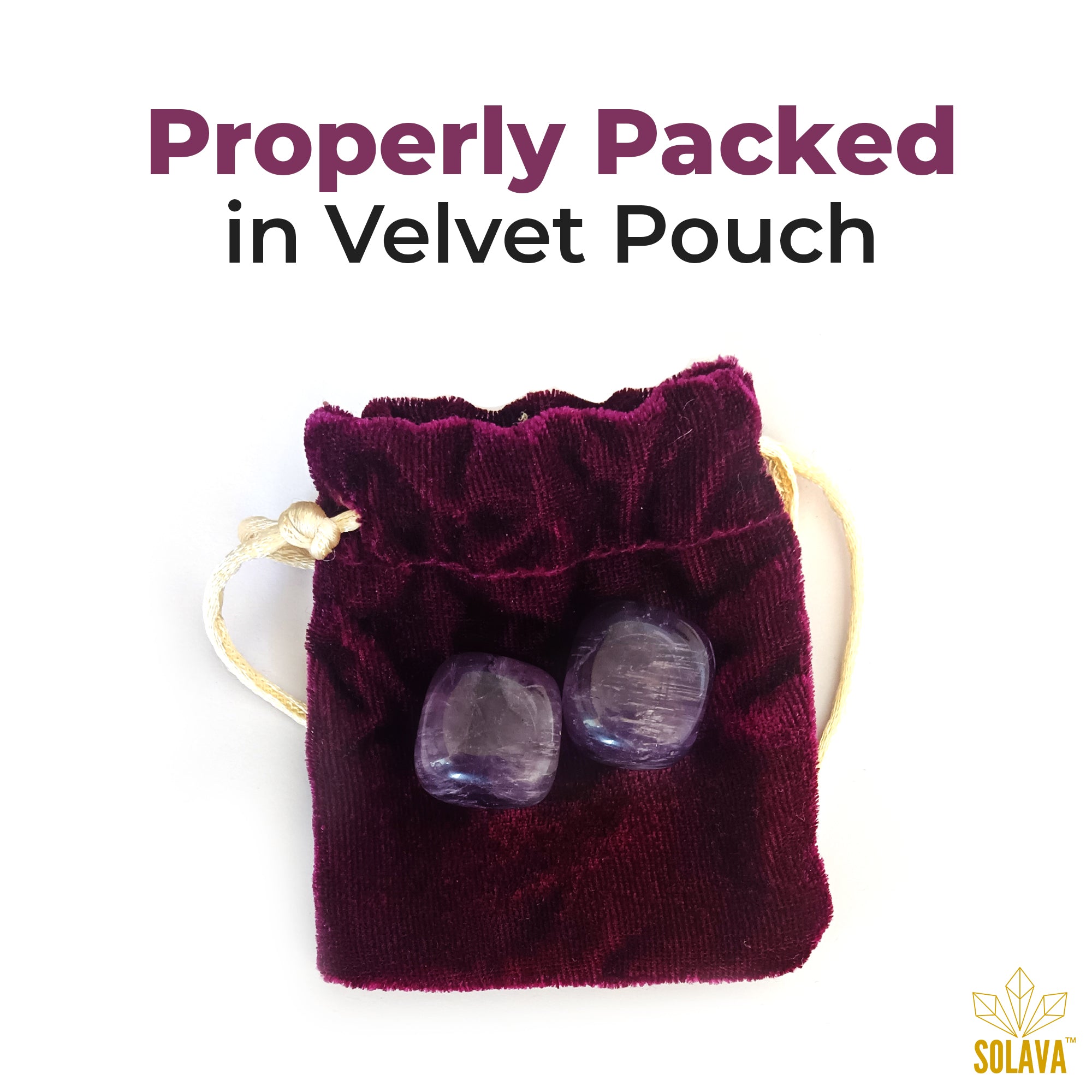 Original Amethyst Tumble for Anxiety and Stress