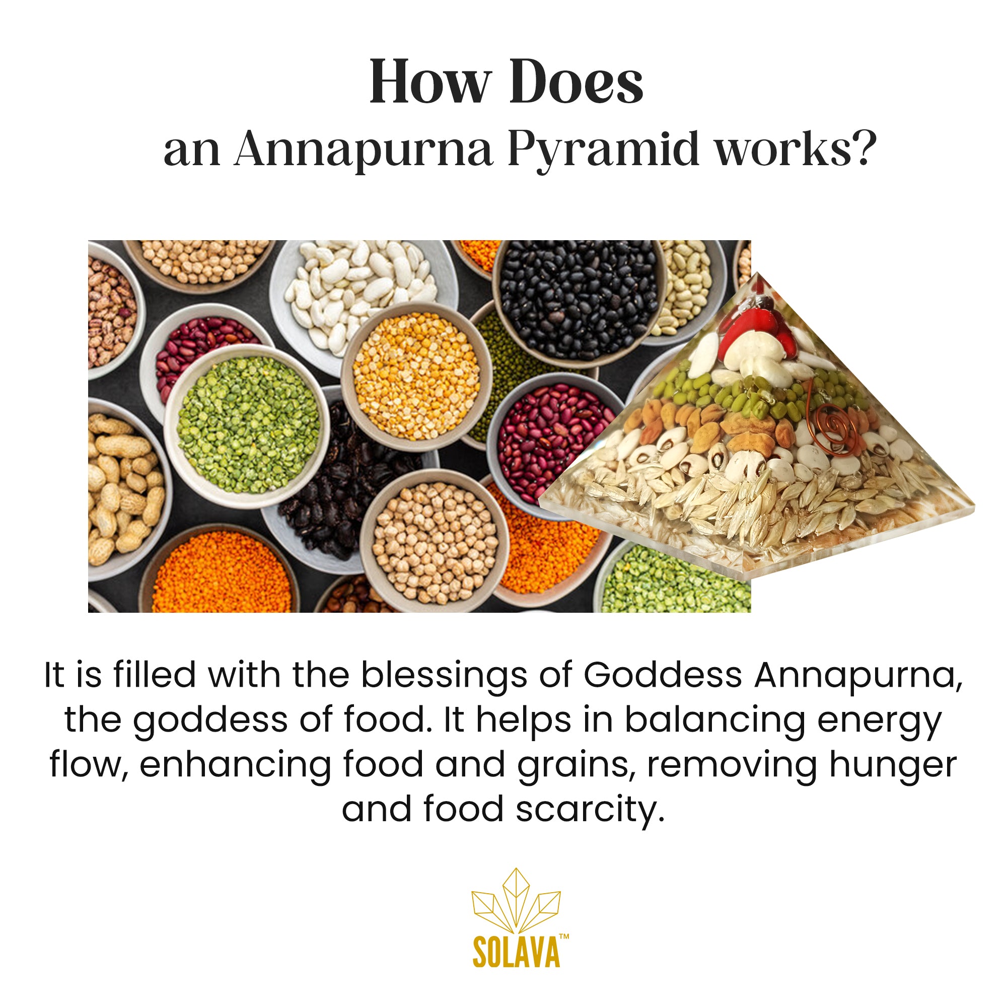 Original Annapurna Pyramid for Home and Kitchen