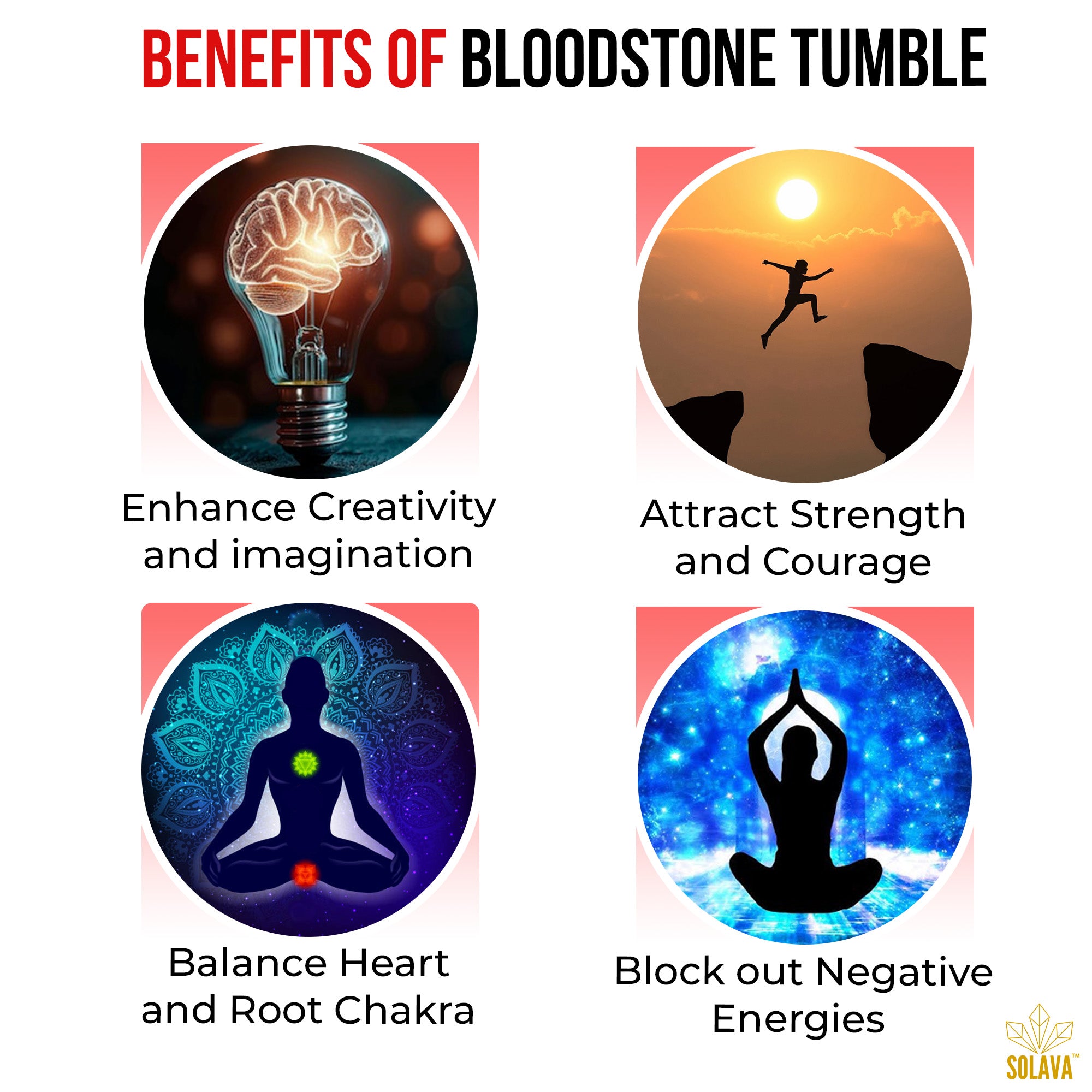 Original Bloodstone Crystal Tumble
