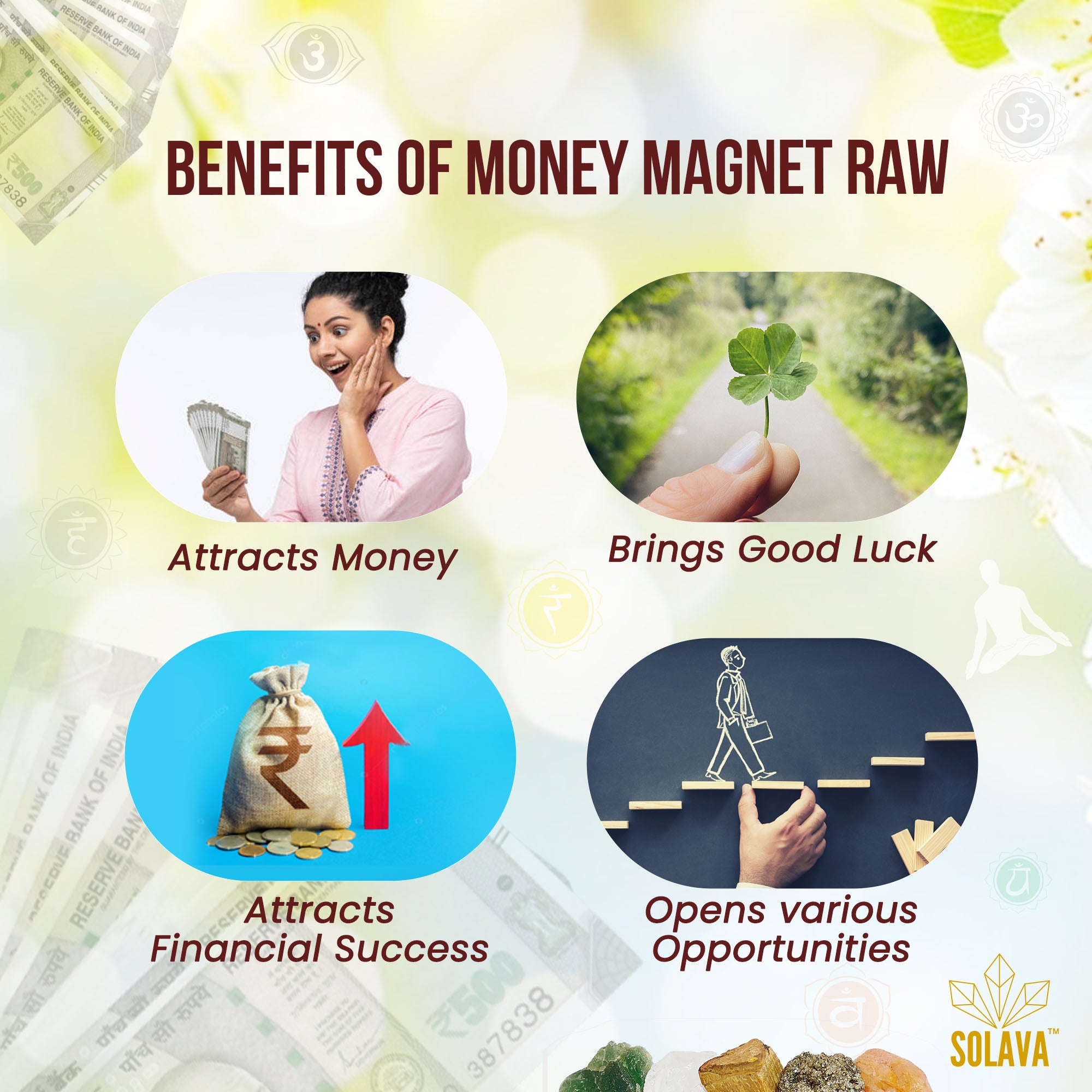 Original Money Magnet Raw Crystal