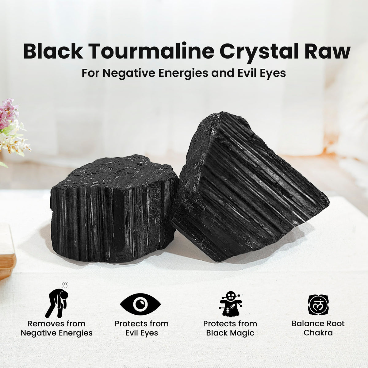 Original Black Tourmaline Stone Crystal SOLAVA WORLD original-black-tourmaline-stone-crystal-solava-world