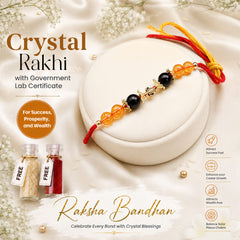 Crystal Rakhi for Success, Protection and Good Luck
