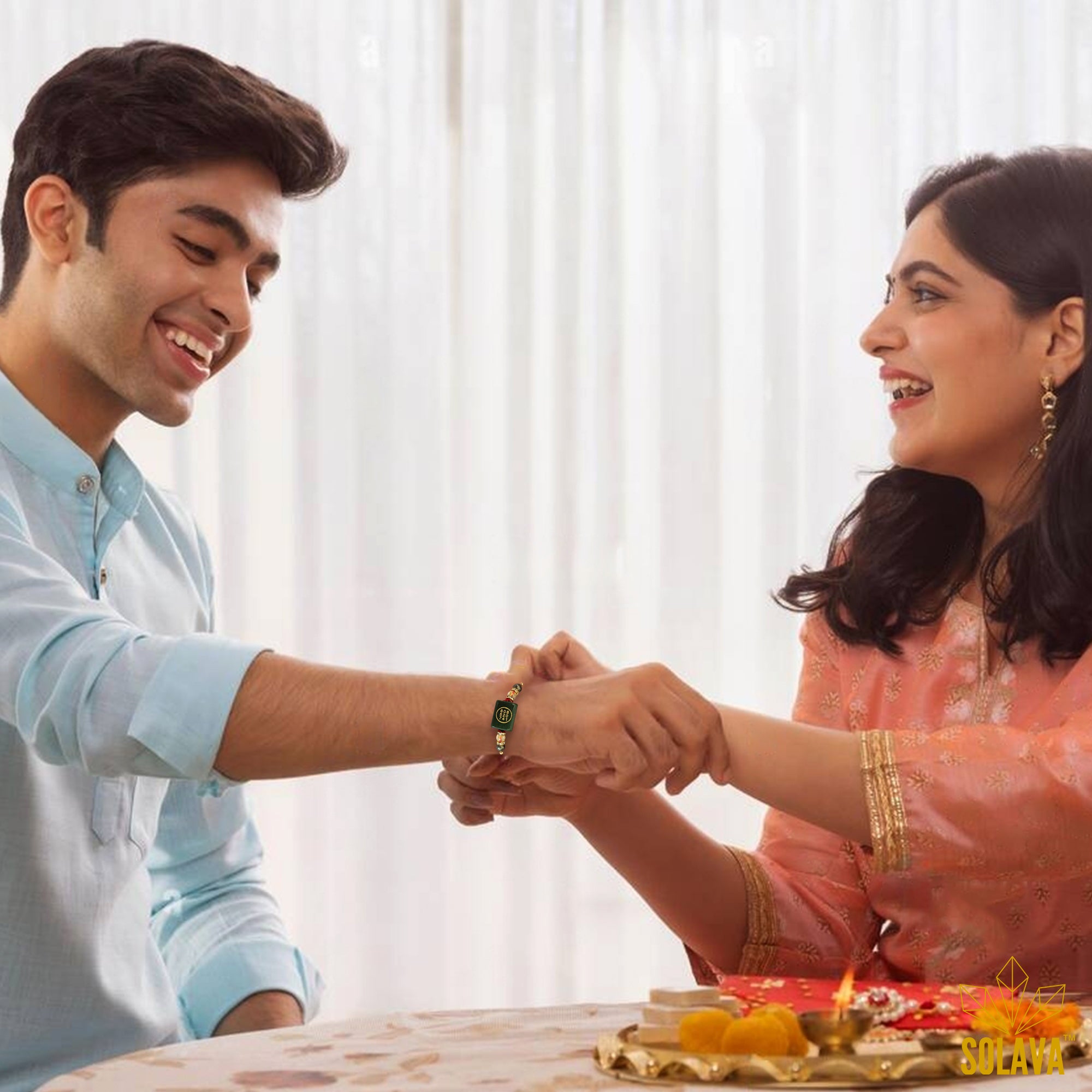 Crystal Rakhi for Money, Health and Success