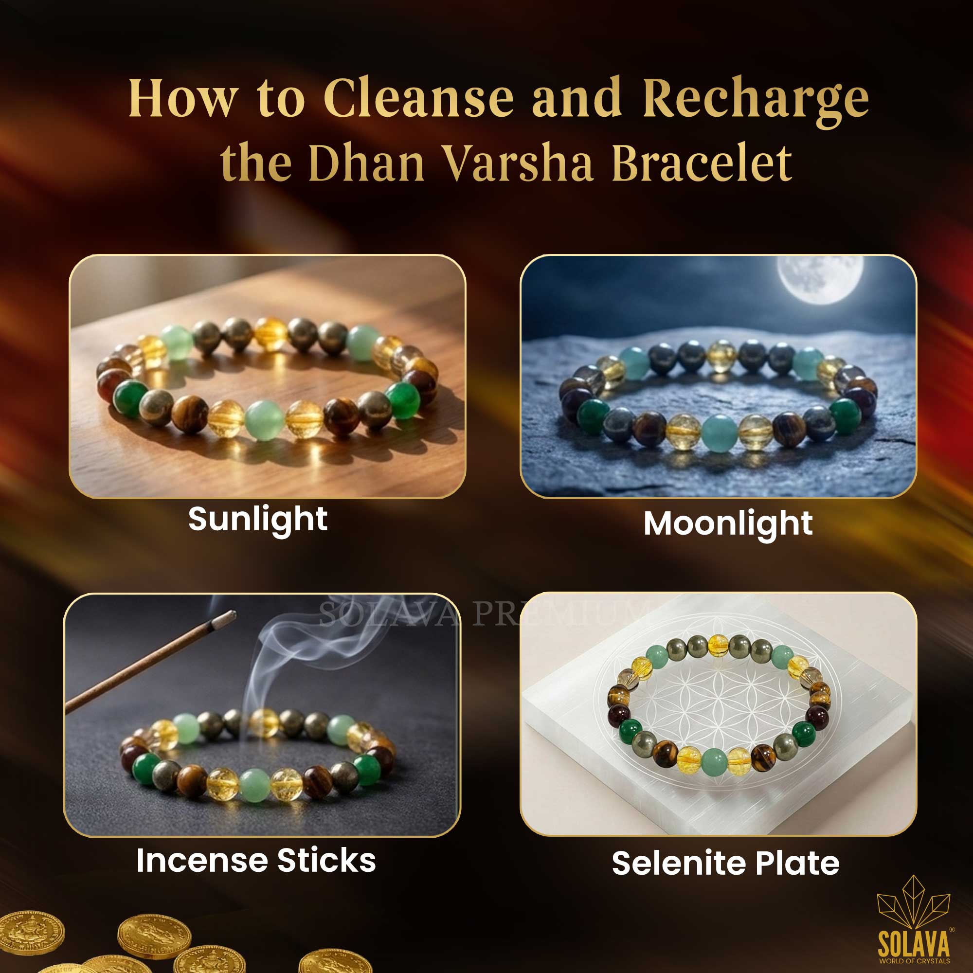 Premium Dhan Varsha Bracelet - Money Magnet Dhan Yog Bracelet