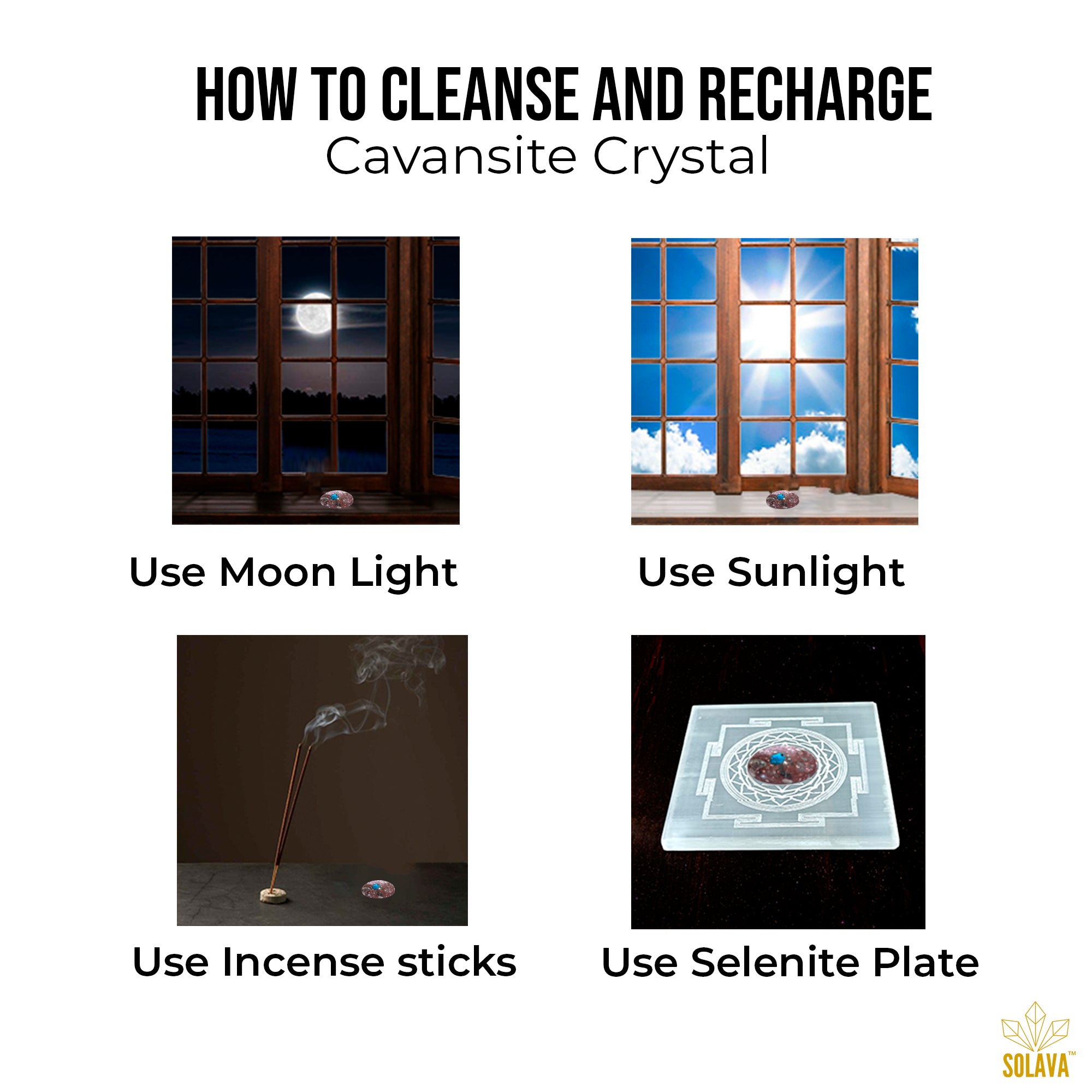 Natural Cavansite Crystal Original Certified