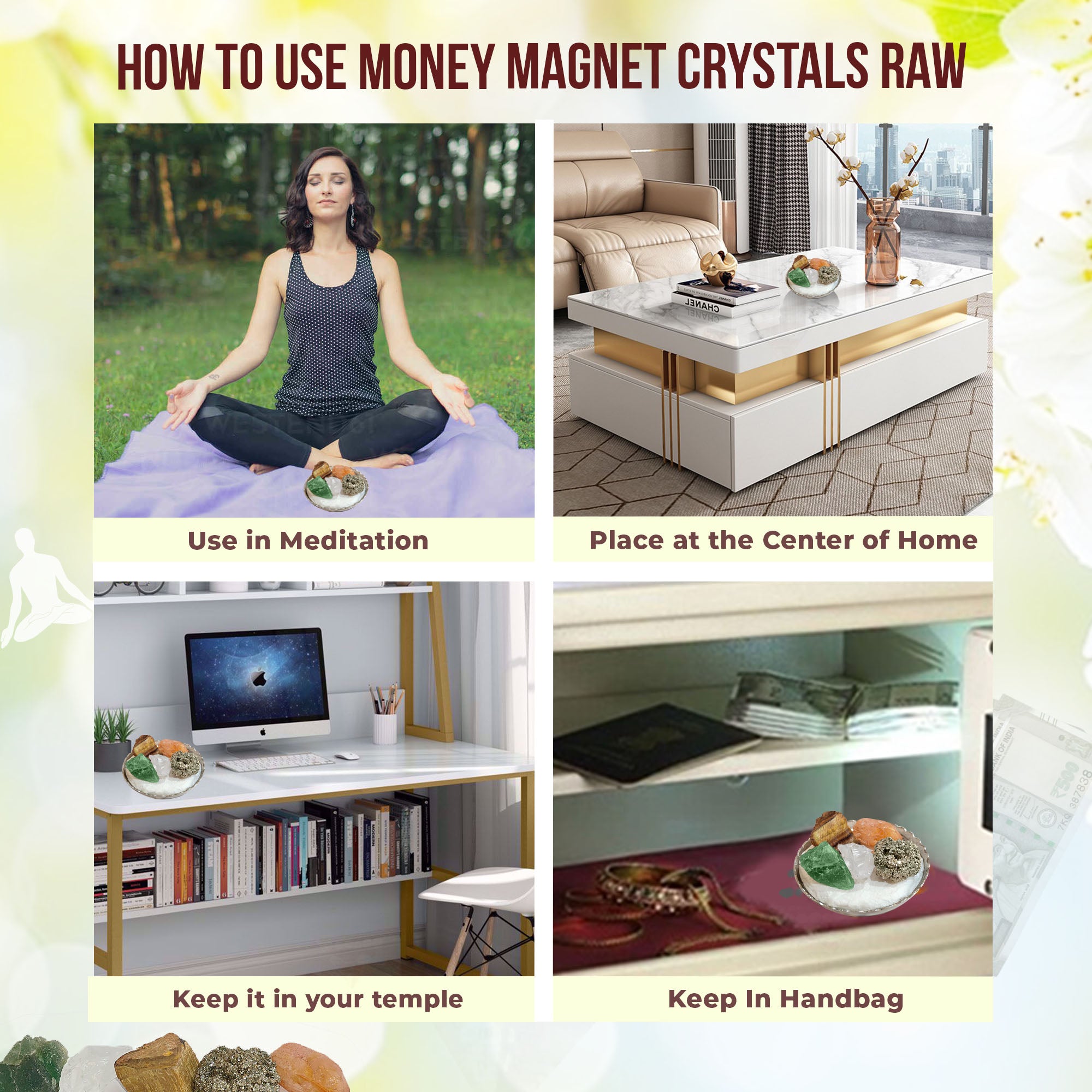 Original Money Magnet Raw Crystal