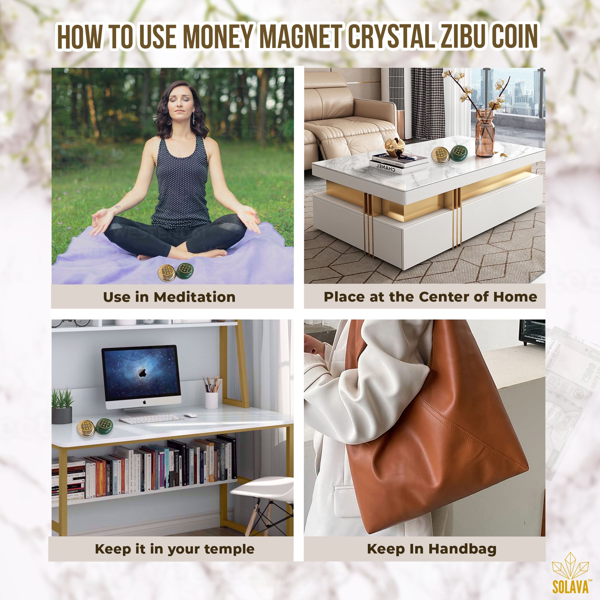 Original Money Magnet Zibu Crystal Coin
