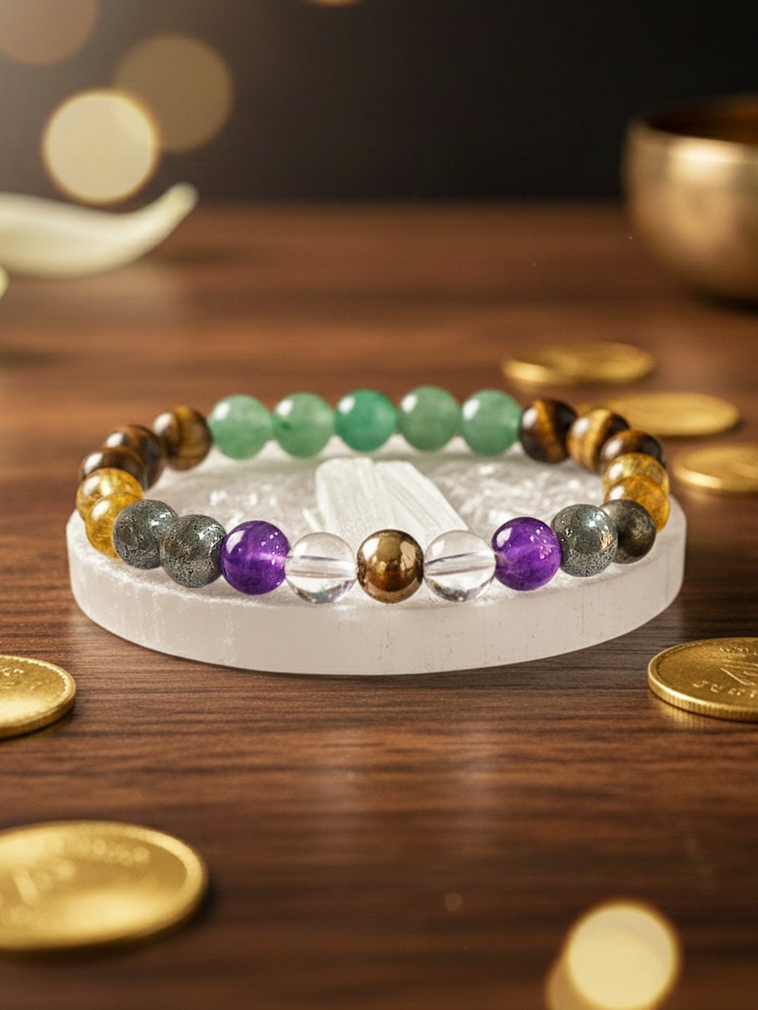 Original Money Magnet Bracelet with Selenite Plate