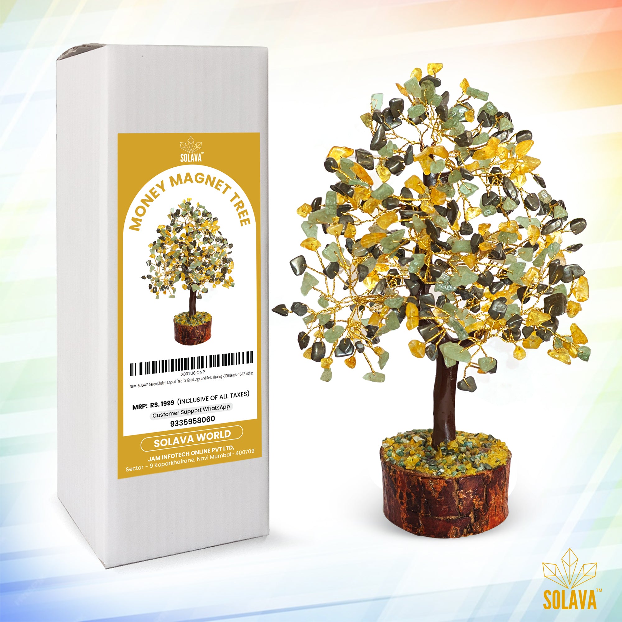 magnetic money tree Buy 100% Original Money Magnet Crystal Tree – SOLAVA WORLD