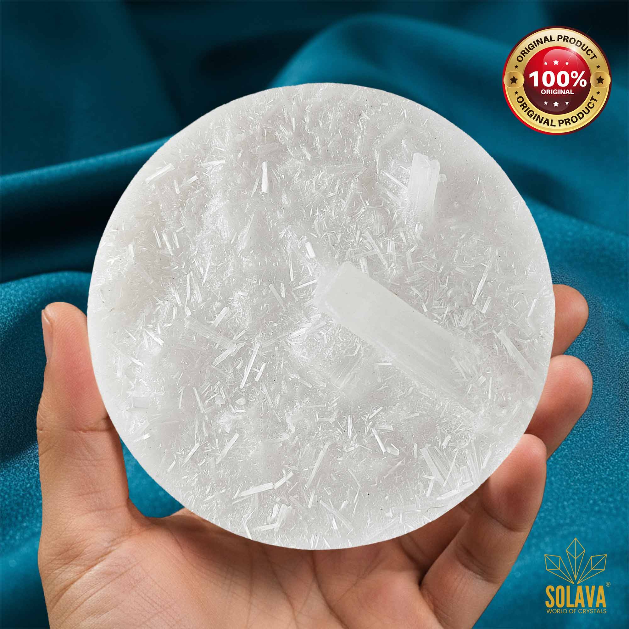 Original Weight loss Bracelet with Raw Selenite Plate