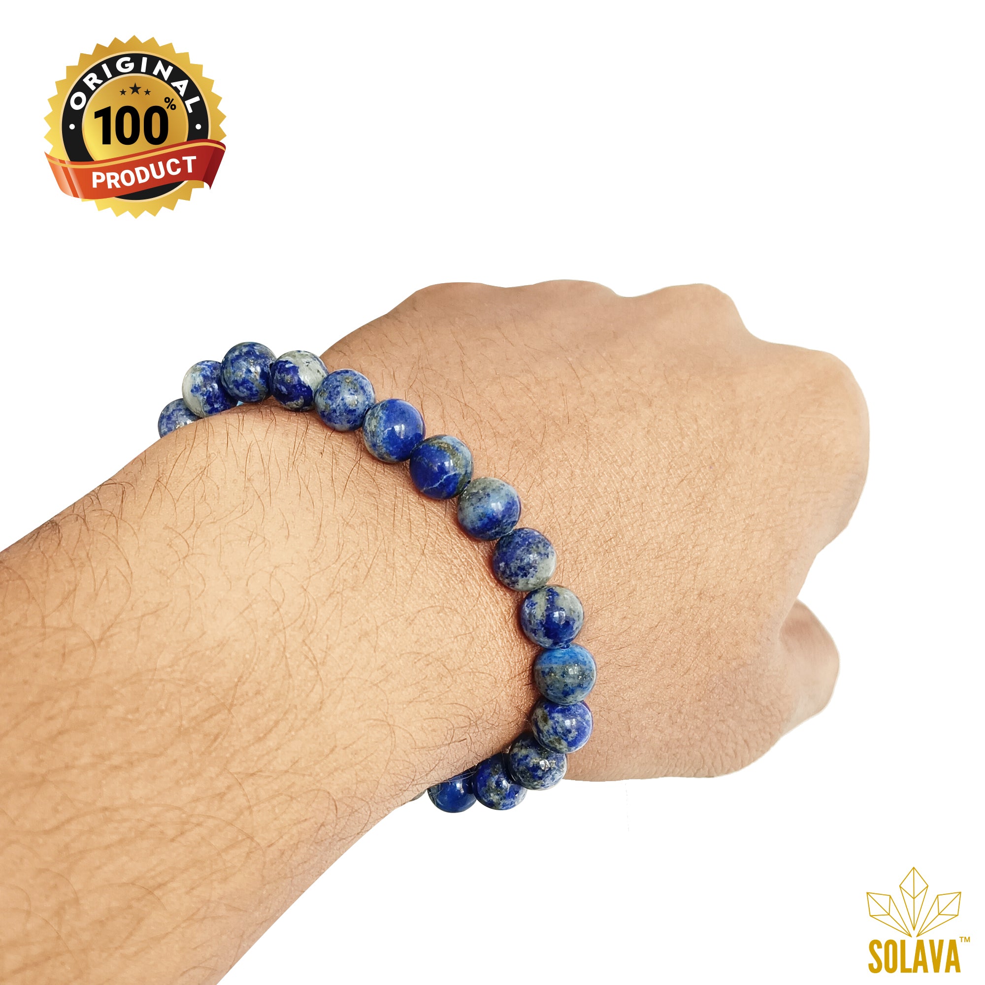 Original Lapis Lazuli Bracelet with Certificate