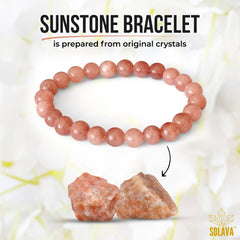 Original Sunstone Bracelet with Certificate