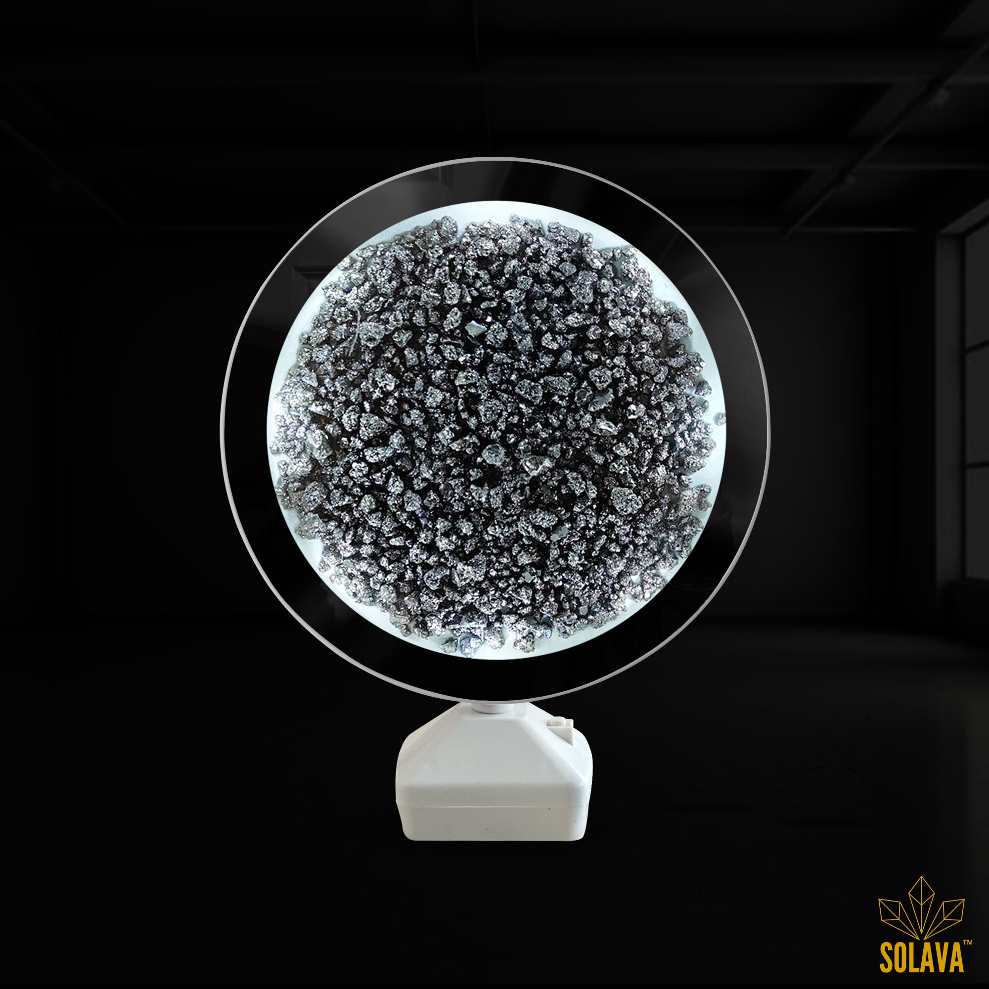 Original Pyrite Crystal Mirror