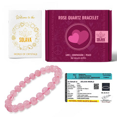 Premium Rose Quartz Bracelet for Women and Men