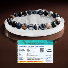 Sulemani Hakik Bracelet Original Certified with Selenite Plate
