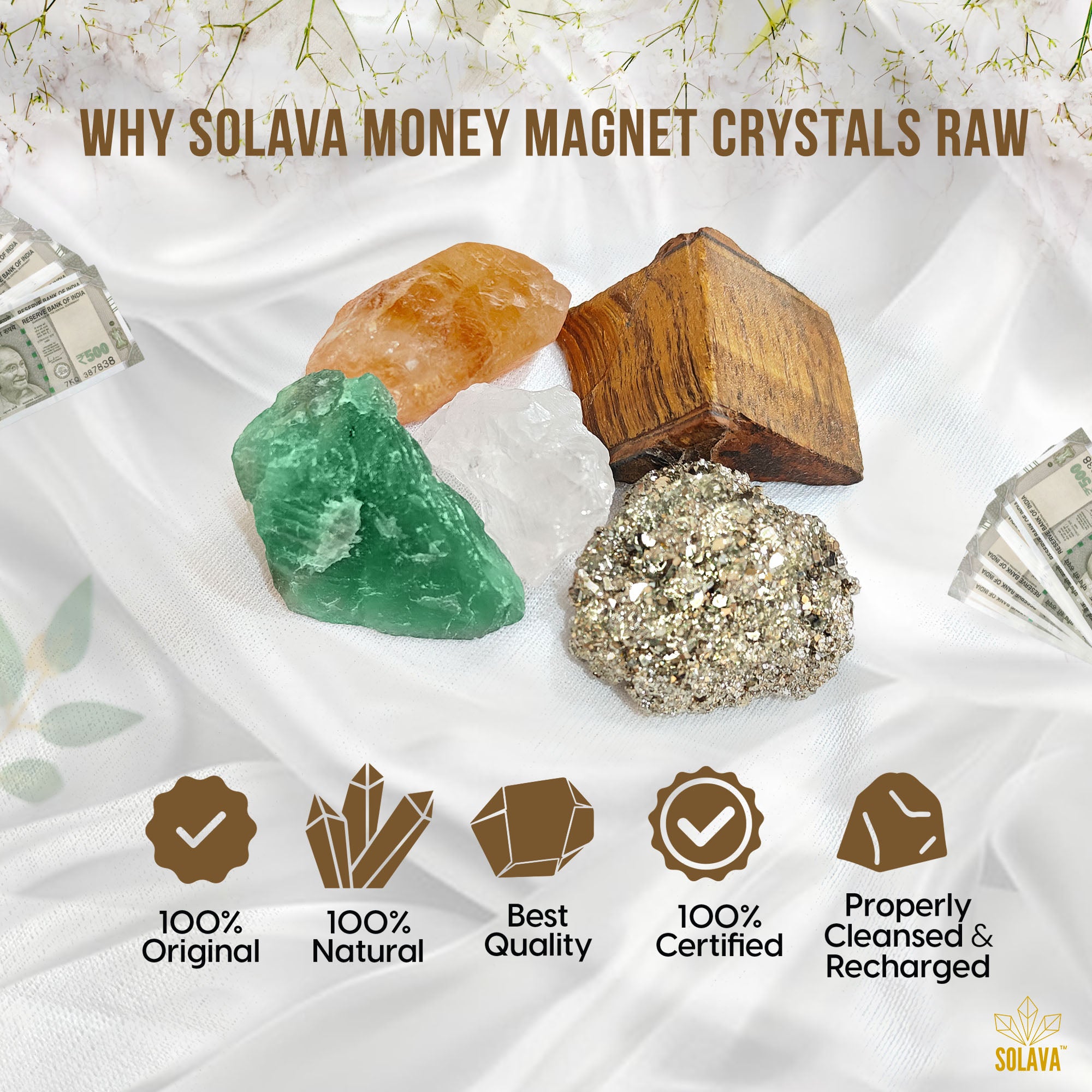 Original Money Magnet Raw Crystal