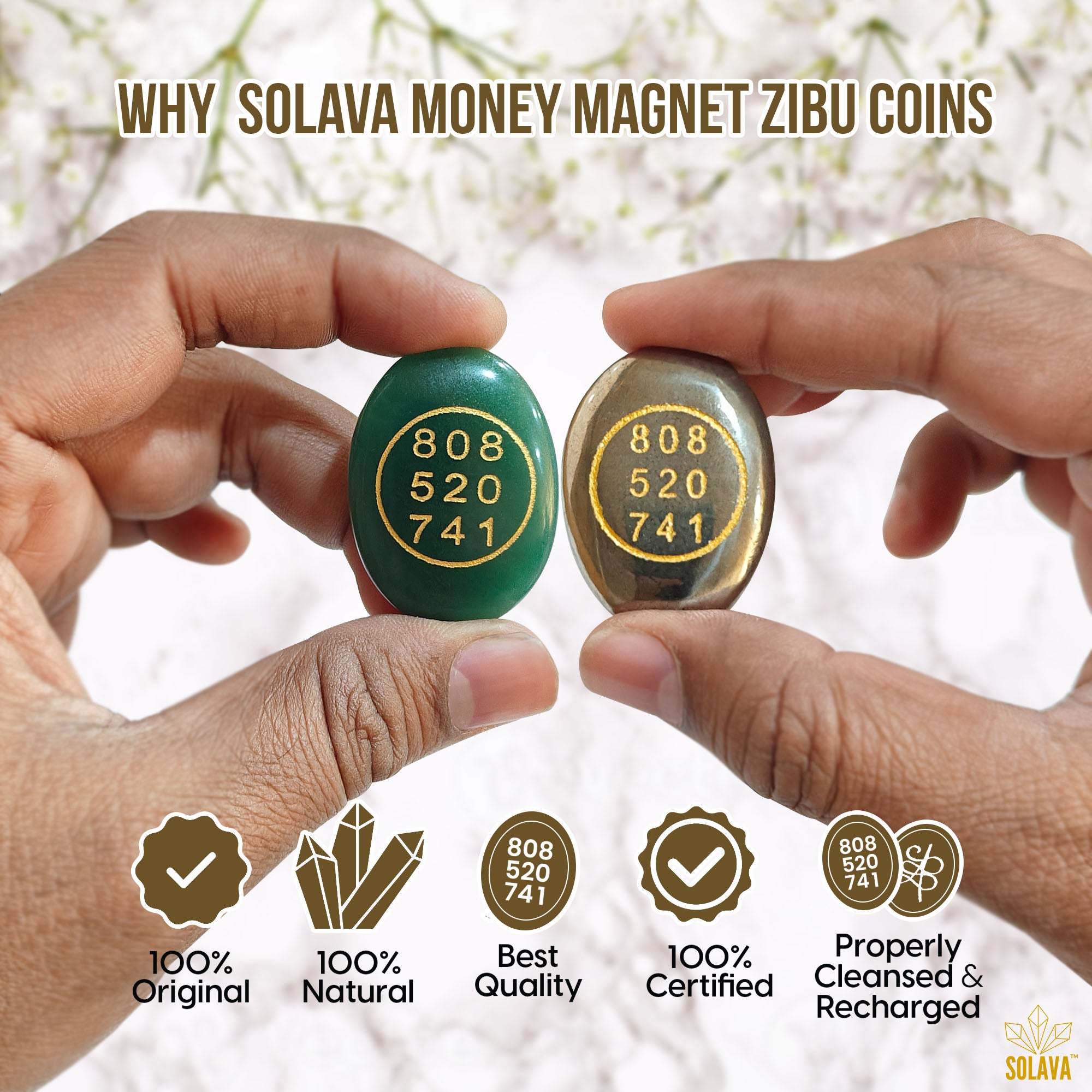 Original Money Magnet Zibu Crystal Coin