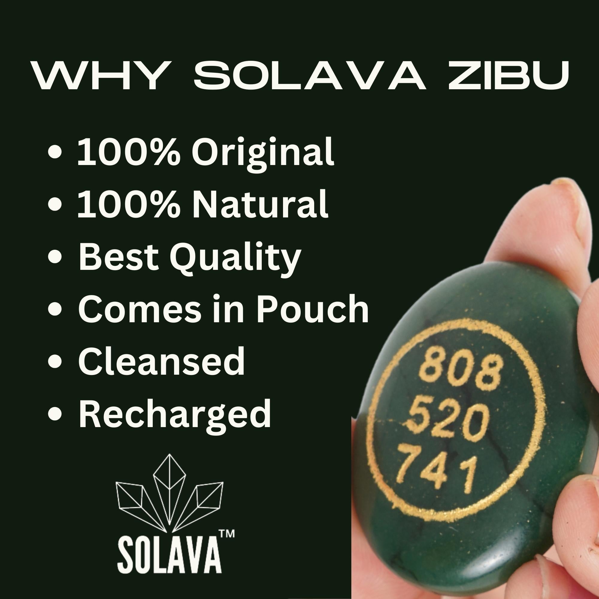 Zibu Coin Original Green Jade Crystal Stone