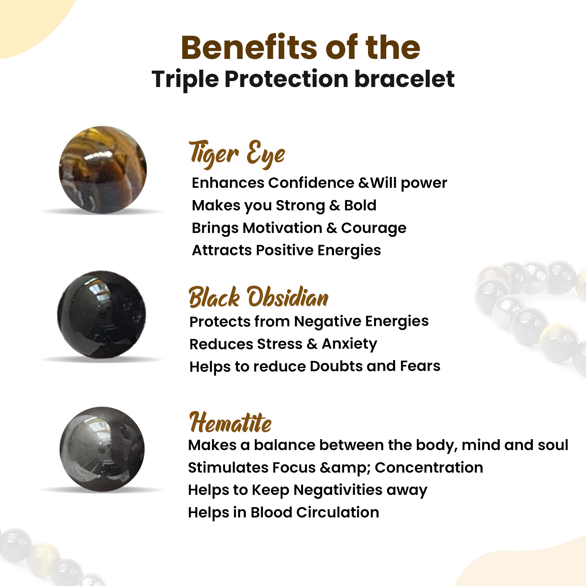 Original Triple Protection Bracelet – SOLAVA WORLD