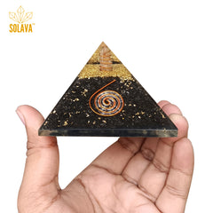 Black Tourmaline Orgonite Pyramid