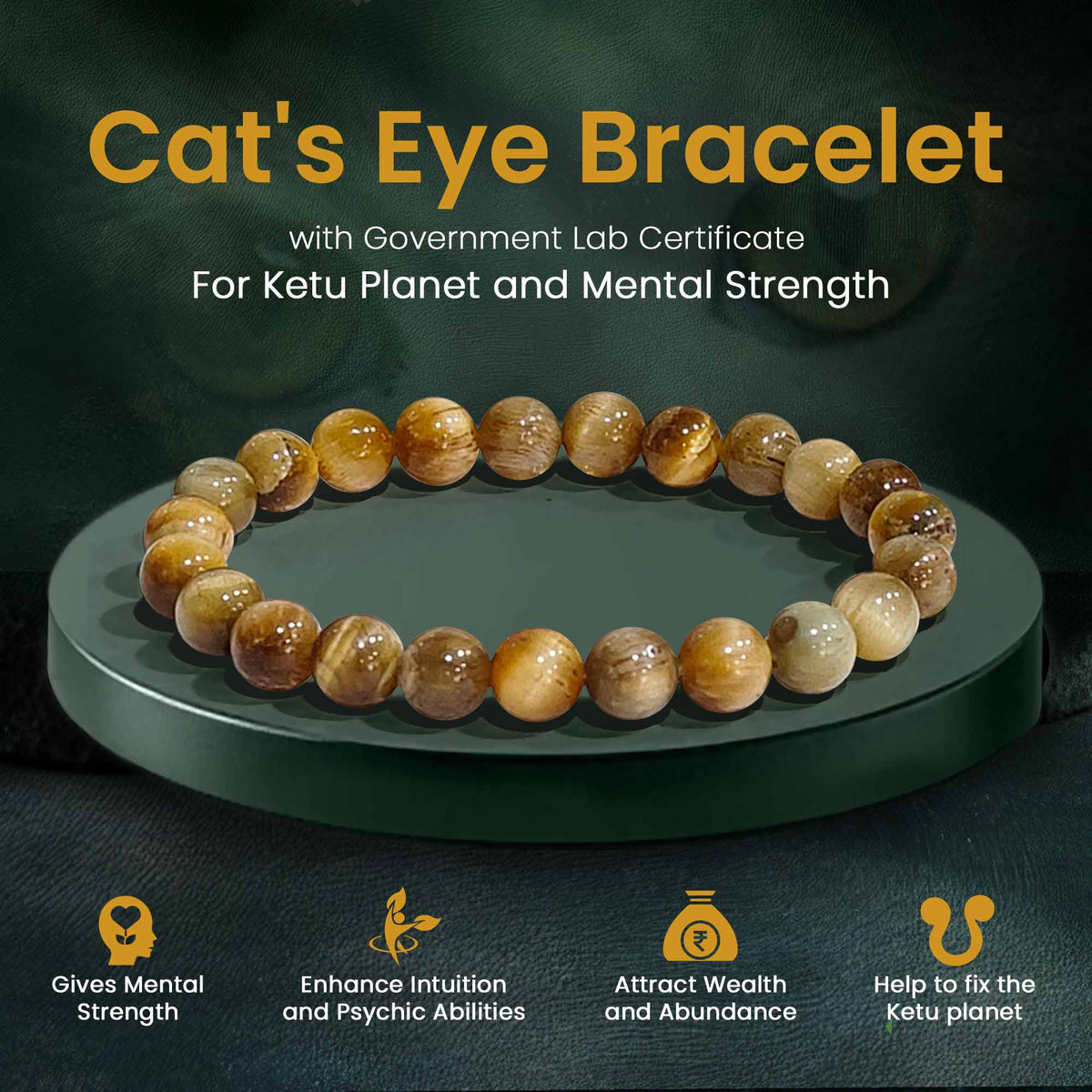 Original Cat's Eye bracelet with Certificate