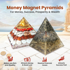 Original Money Magnet Crystal Pyramids