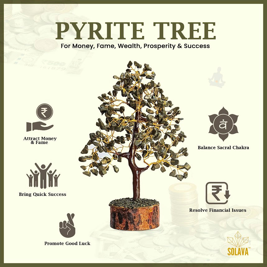 Pyrite Crystal Tree - 300 Chips