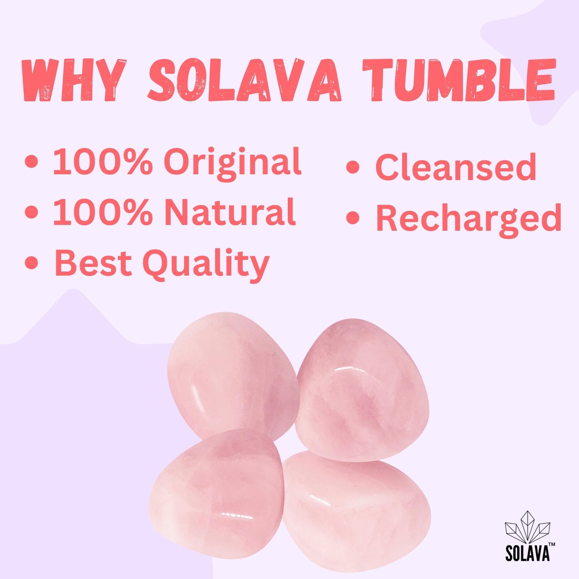 Original Rose Quartz Stone Tumble